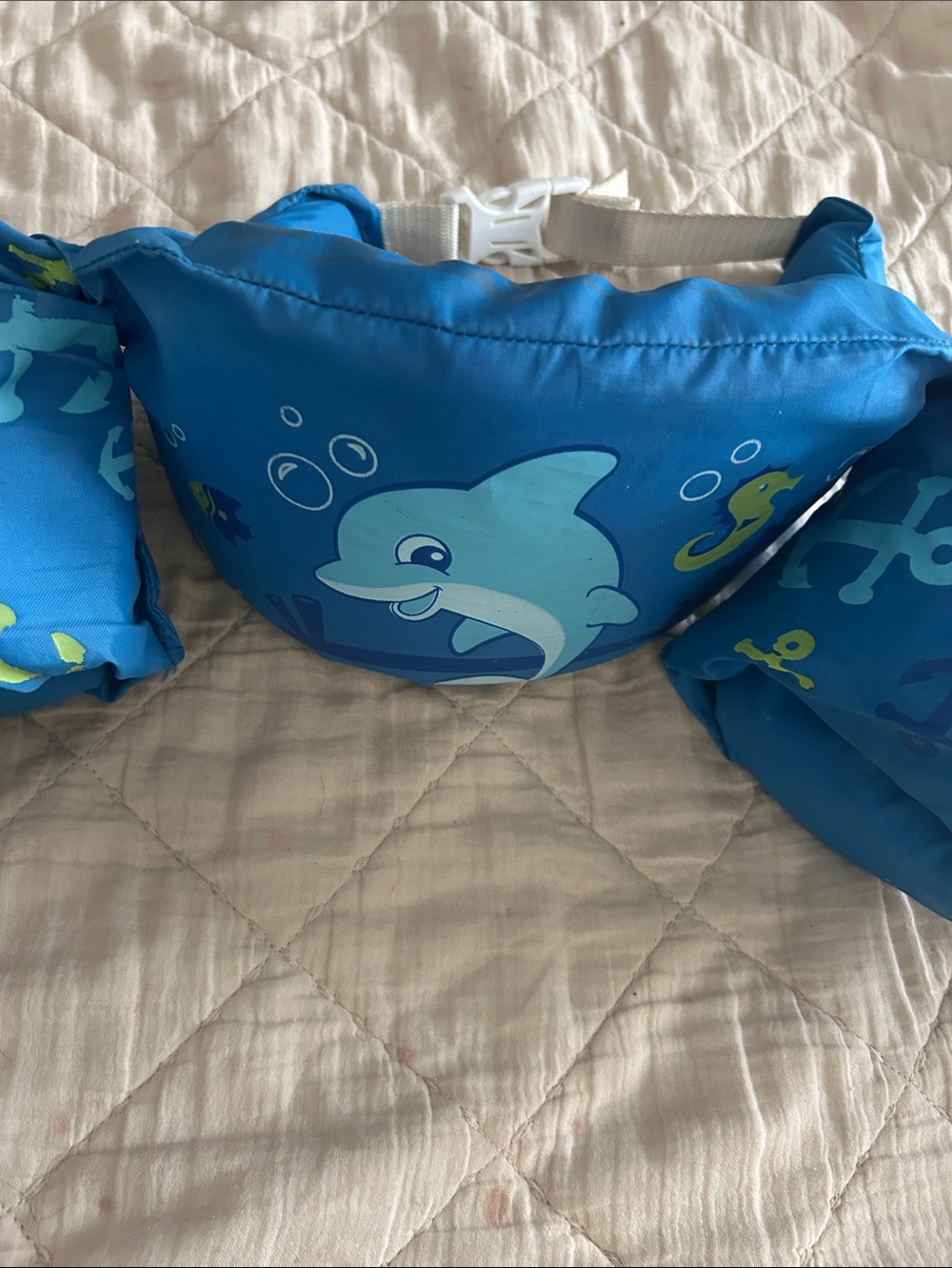 Swim Solutions Blue Anchor Kids Swim Float Vest with Arm Bands